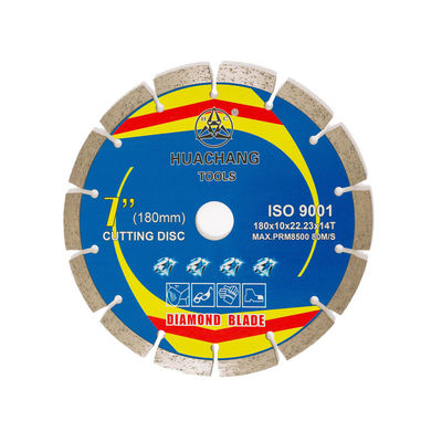 粉砕機180mmのダイヤモンドのタイルの切刃のための180×1.6/2.2×10×22.23×14T具体的な切断車輪