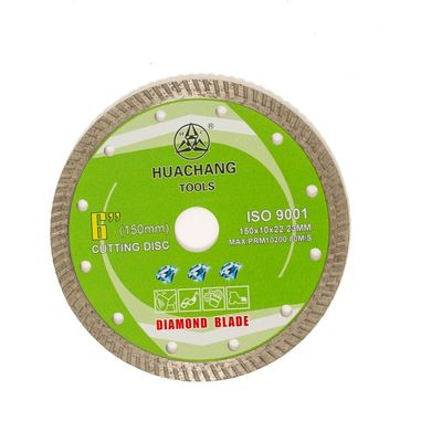 6inch 7&quot;花こう岩の磁器のタイル150x22.23mmを切るためのターボ ダイヤモンドの刃