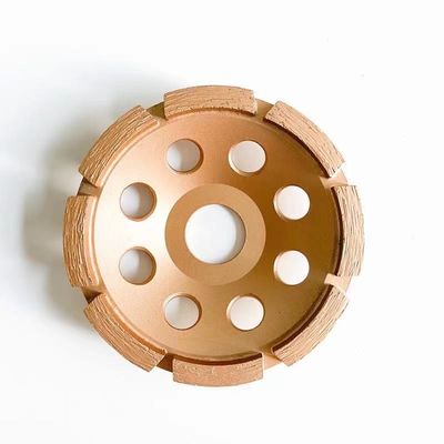 良質4inchレーザーは105mmの具体的のための単一の列のダイヤモンドのコップの車輪、石、堅い建築材料を溶接した