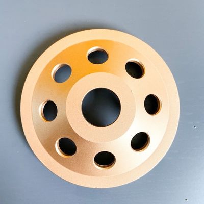 4 1/2」4.5インチのコンクリートのための単一の列のダイヤモンドのコップの粉砕車輪115mm