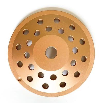 5inchコンクリート、石、堅い建築材料のためのレーザーによって溶接される125×10T （30×5×7.2） ×22.23mmの単一の列のダイヤモンドのコップの車輪