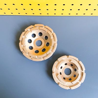 7 inに。単一の列の二重列のダイヤモンドのコップの粉砕車輪180mm Huachangのダイヤモンド用具
