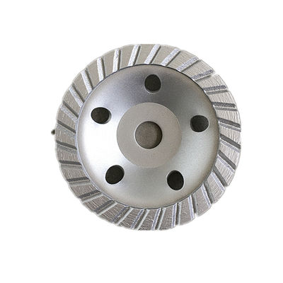 熱い出版物4inch 105×4.5×20×22.23mmは105mmのダイヤモンドのコンクリート、石のための連続的なターボ粉砕のコップの車輪を焼結させた