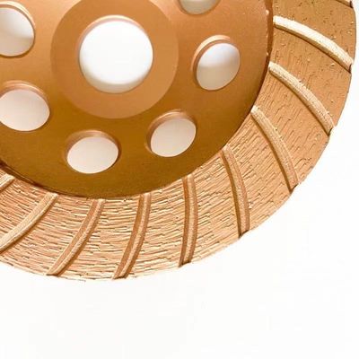 良質7inch 180×4.5×20×22.23mmのダイヤモンドのコンクリート、石のための連続的なターボ粉砕のコップの車輪