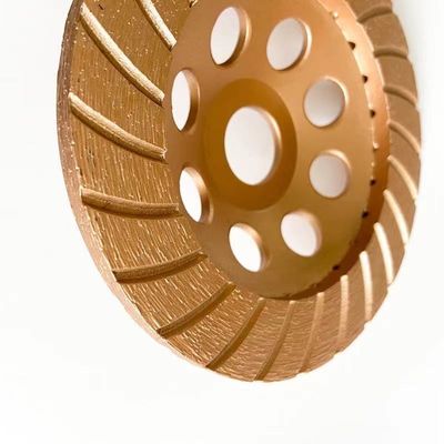 良質7inch 180×4.5×20×22.23mmのダイヤモンドのコンクリート、石のための連続的なターボ粉砕のコップの車輪