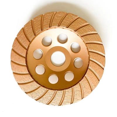 良質7inch 180×4.5×20×22.23mmのダイヤモンドのコンクリート、石のための連続的なターボ粉砕のコップの車輪