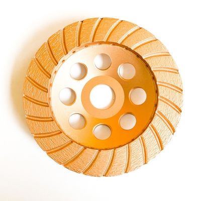 良質7inch 180×4.5×20×22.23mmのダイヤモンドのコンクリート、石のための連続的なターボ粉砕のコップの車輪