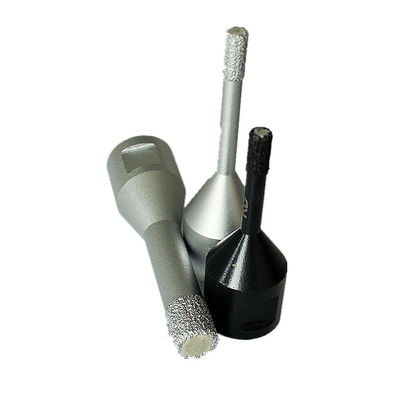 磁器のGaniteのタイルのガラス・セラミックスの大理石の穴あけ工具のための良質の乾燥したダイヤモンドの穿孔機ビット8×10×60×M14