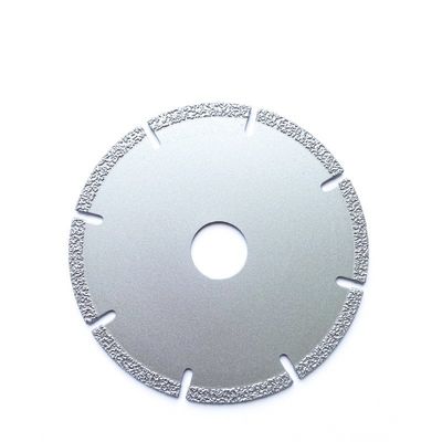 良質105×0.5/1.0×5×20×8T真空はダイヤモンドの石造りの陶磁器のプラスチック大理石のための粉砕の切断ディスクをろう付けした