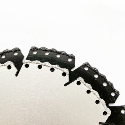 良質5inch 125×1.4/2.4×8×9T×22.23mmの石の陶磁器のプラスチック大理石のための真空によってろう付けされるダイヤモンドの粉砕の切断ディスク