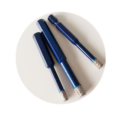 10*65*10mmの良質の長い生命のGaniteのタイルの磁器の大理石の穴あけ工具のための乾燥したダイヤモンドの穿孔機ビット