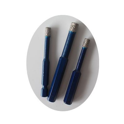 10*65*10mmの良質の長い生命のGaniteのタイルの磁器の大理石の穴あけ工具のための乾燥したダイヤモンドの穿孔機ビット