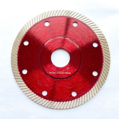 5inch 125x0.8/1.2x8x22.23mmの陶磁器一般目的のための陶磁器のダイヤモンドの刃煉瓦
