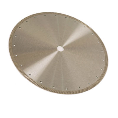 14inch 『一般目的、陶磁器、大理石および具体的のための350×2.2/3.2×10×25.4mmターボのダイヤモンドの刃の冷たい出版物
