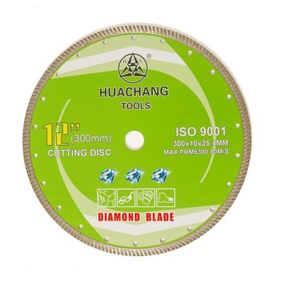 冷たい出版物12inch 『一般目的のために、陶磁器良質、300×2.0/3.0×10×25.4mmターボのダイヤモンドの刃大理石