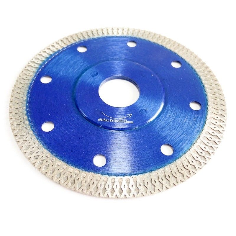 HUACHANGの熱い出版物5inch 125x0.8/1.2x10x22.23mmの青い円のダイヤモンドは一般目的については陶磁器鋸歯煉瓦を