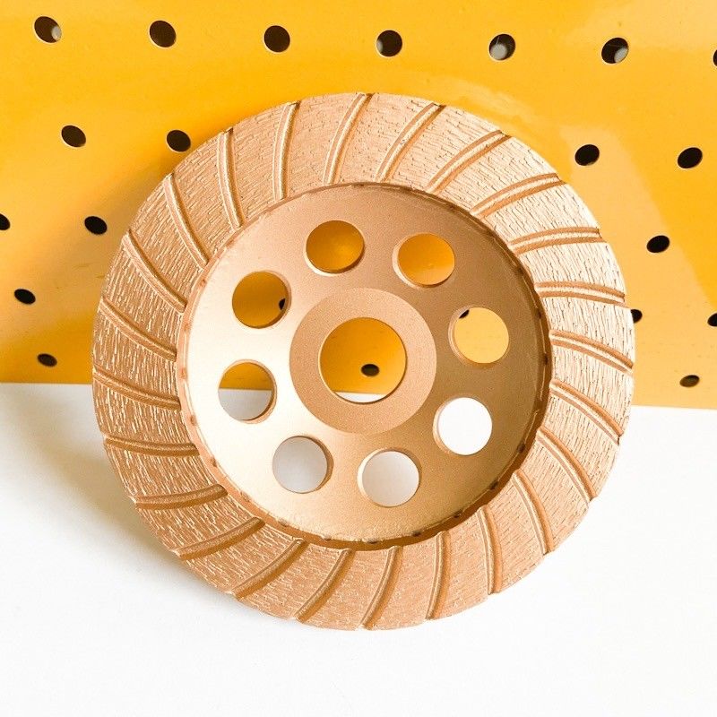 HuaChang用具6inchは150mmのダイヤモンドの具体的な、石造り、建築材料のための連続的なターボ粉砕のコップの車輪を焼結させた