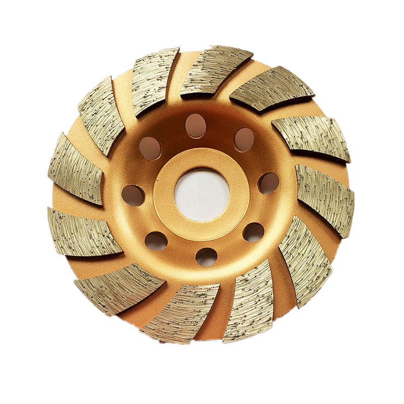 4.5inchレーザーは具体的のための115mm区分されたダイヤモンドのターボ粉砕のコップの車輪、石、建築材料を溶接した