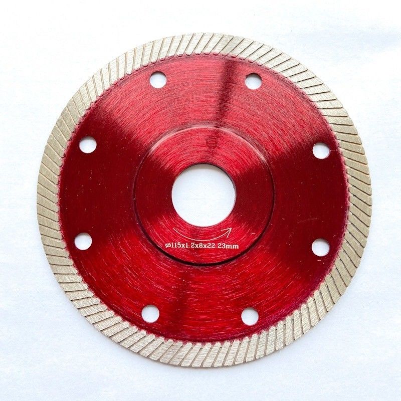 5inch 125x0.8/1.2x8x22.23mmの陶磁器一般目的のための陶磁器のダイヤモンドの刃煉瓦