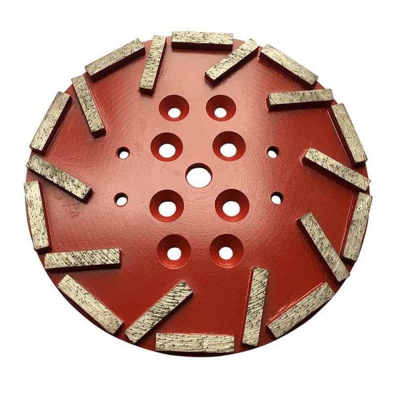 レーザーは具体的な、石造り、建築材料のための125mm区分されたダイヤモンドの粉砕のコップの車輪を溶接した